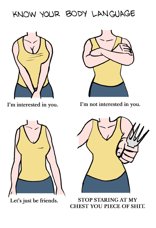Female body language